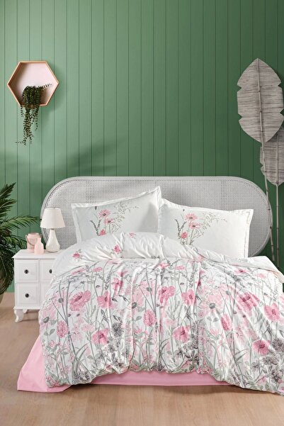 Clasy مجموعة مفروشات Ranforce Angola V1 الوردية المزدوجة