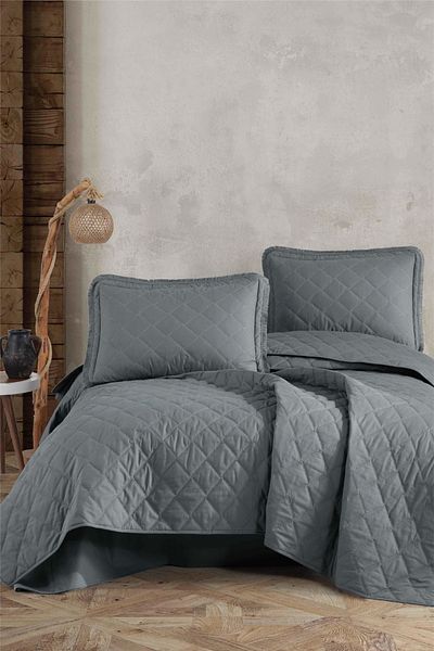 Clasy Double Bedspread Taffana Gray