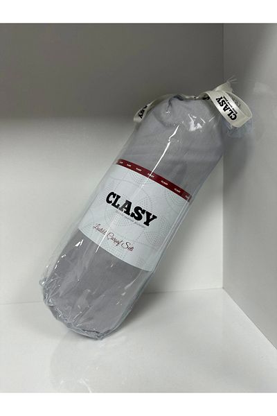 Clasy طقم ملاءات مطاطية رمادية اللون من رانفورس