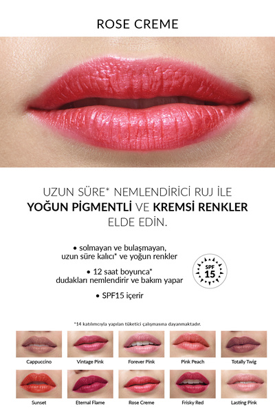 AVON Ultra Beauty Stik Ruj rose creme 2 adet