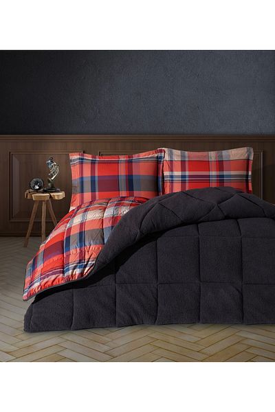 Clasy Wellsoft Quilt Set Single Life Is V1 Smoked
