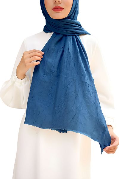 Altobeh Şal Bamboo Kraş - Indigo