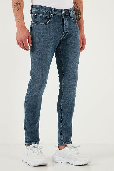 Buratti Мъжки дънки Slim Fit с нормална талия, тесни крачоли, 1124s62napoli