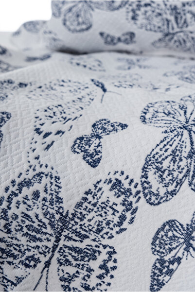 GAMA HOME Jakarlı Tek Kişilik Yatak Örtüsü / Özel Tasarım Çantalı / Farklı Renk ve Desen Seçenekleriyle