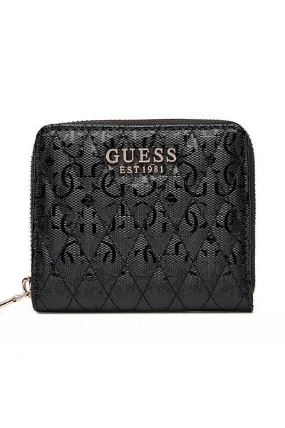 Guess Betula Slg Small Zip Around Women's Black Wallet Swgg9626137-Bla