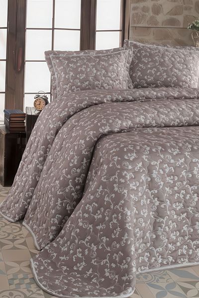 GAMA HOME Jacquard Double Bed Cover / with Special Design Bag / with Different Color and Pattern Options