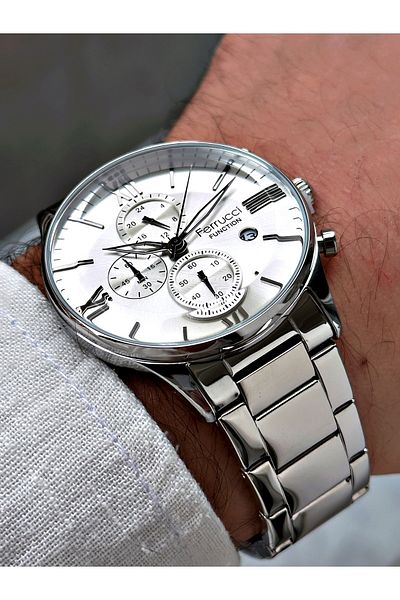 Ferrucci Functional Men's Wristwatch Calendar Multi-function