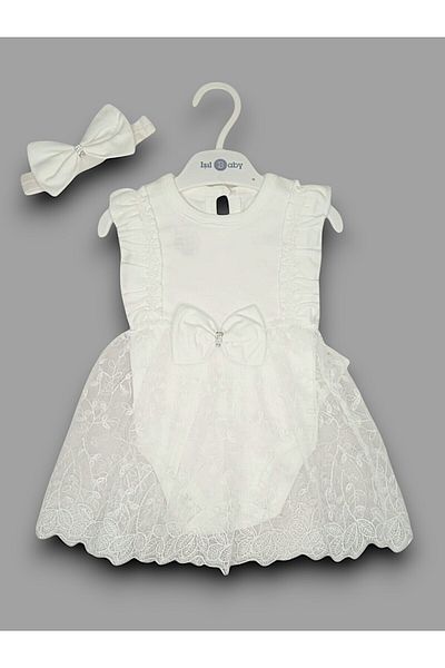 For My Baby Işıl Baby- Baby Girl Dress Tulle Laced Special Day Party Mevlüt Dress Baby Zıbın Wedding Dress
