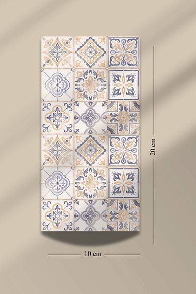 Hume Craft Set of 6 Ethnic Pattern Themed Stickers Set Fit for Bullet Journal Agenda