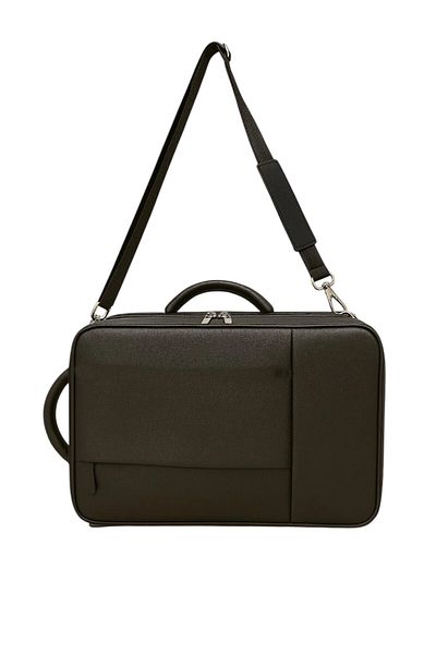 Çantacım Leather Laptop Backpack 15.6" Inch Waterproof Black with USB Apparatus
