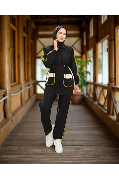 Wovi Women's Tracksuit Set - Hijab Bottom - Top Set