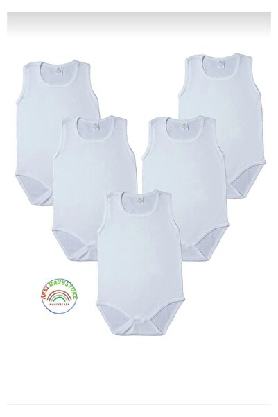 ARELSTORE Bebek Badi Çıt Çıtlı Zıbın 5'li Paket