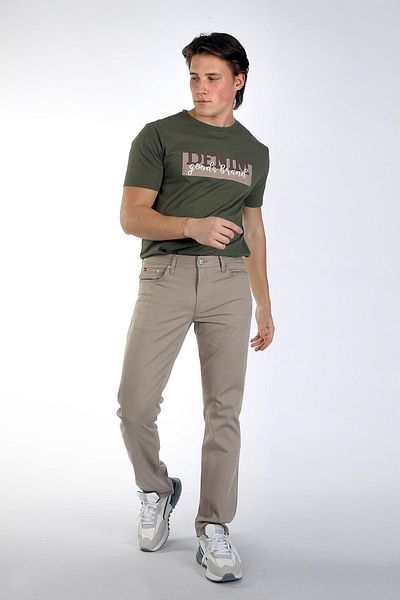 Lee Cooper Мъжки плетени панталони Stone Stow 1