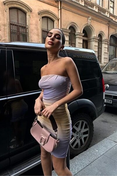 Lijuri Μίνι φόρεμα από τούλι στράπλες Jaipur 2555-08