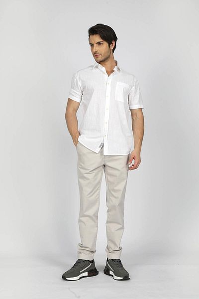 Lee Cooper New Chino 2 Men's Woven Trousers A. Gray