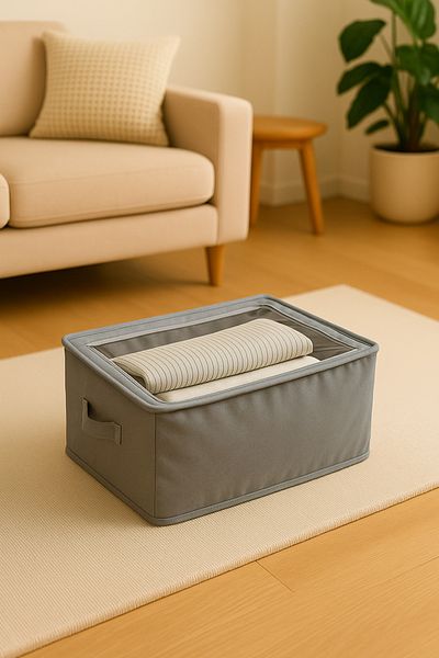 SER&YAT 4 Pieces Window Closet Organizer Foldable Steel Supported Zipper Clothing Organizer