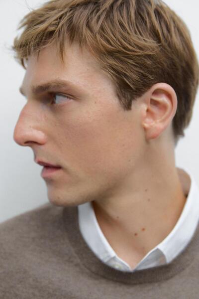 Massimo Dutti Bisiklet yaka kaşmir triko kazak