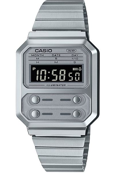 Casio A100We-7Bdf Retro Men's Wristwatch
