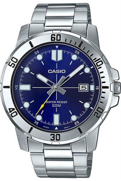 Casio ساعة يد رجالية MTP-VD01D-2EVUDF - موزع في تركيا لمدة عامين، ضمان Ersa