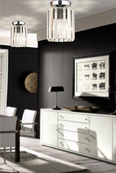 İstanbul Avize Plafonyer Tavan Gümüş Kasa Y-12 Avize