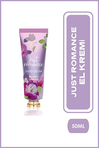 Golden Rose Just Romance El Kremi Shea, Pamuk Sütü ve Kolza Yağlı 50 ml