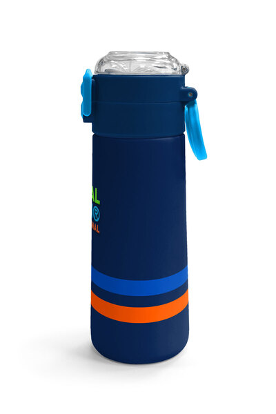 Coral High Kids Navy Blue Straw and Direct Drinking Steel Thermos 500 ml 31928