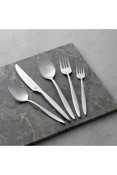 Hisar Mercury 84 Pieces 12 Person Fork Spoon Knife Set