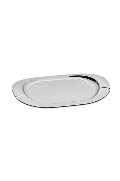 Hisar Monaco Oval Steel Tea and Coffee Tray