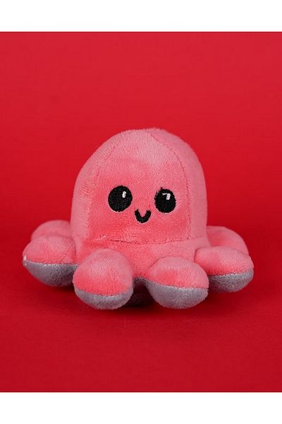 farist Mod Change Octopus Toy with Switch - Dark Pink/Grey