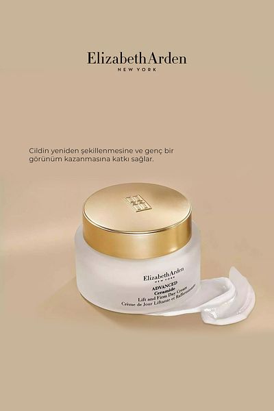 Elizabeth Arden Skin Firming & Anti-Aging Day Cream - Ceramide Lift and Firm Day Cream Spf-15 50ml