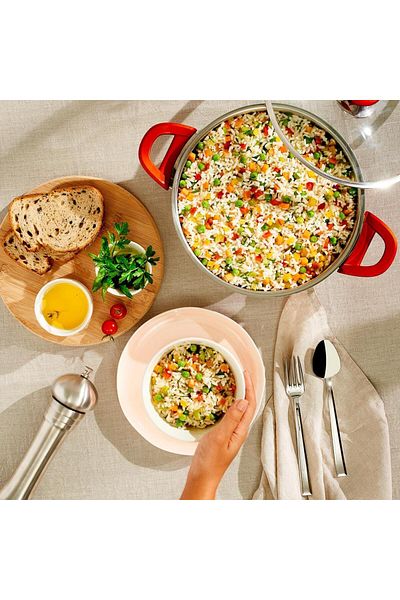 Hisar Miami 84 Piece 12 Person Fork Spoon Knife Set