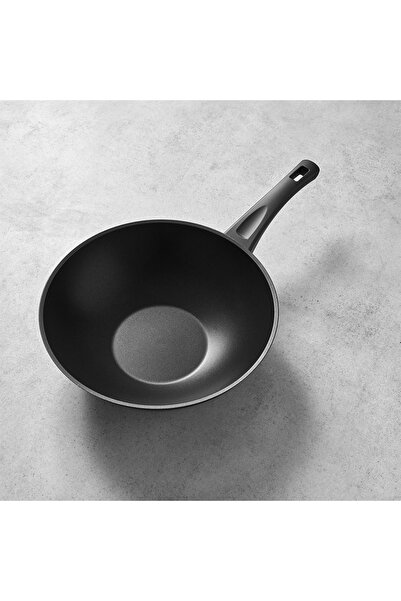 Hisar 28 Cm Milas Granite Wok Pan