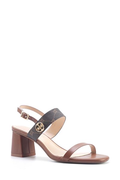 Nine West Nacedıa 5fx Kahverengi Kadın Topuklu Sandalet