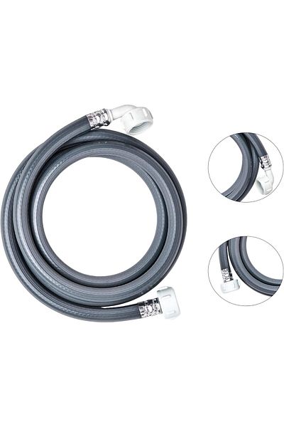 Reef Washing Machine Inlet Hose – 200 cm, Grey, Durable and Flexible for Reliable Connection