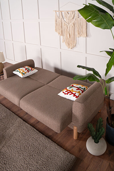 Kilim Mobilya Bohera Bohem Koltuk Takımı 3 3 1 Kahverengi