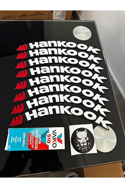 Palas Motor Motosiklet/araba Lastik Yazısı 8 Adet Yapıştırıc Dahil