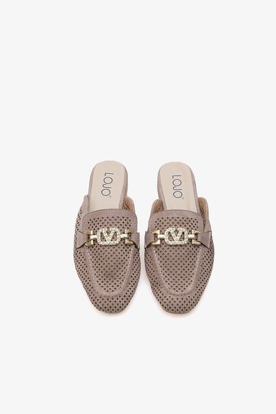 LOJO Women's Buckle Casual Slippers Astor