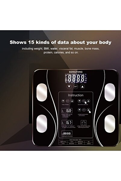 Denx High Precision Digital Bmi Intelligent Electronic Body Weight Scale, Digital Scale