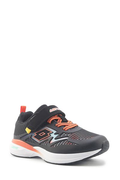 Lotto Montese B Ps 5Fx Black Male Child Running Shoes