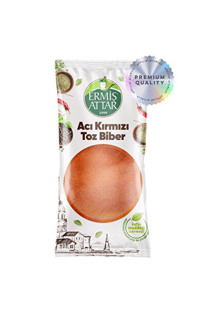 Ermiş Attar Acı Kırmızı Toz Biber 75 Gram Katkısız %100 Acı Biber Ermiş Attar