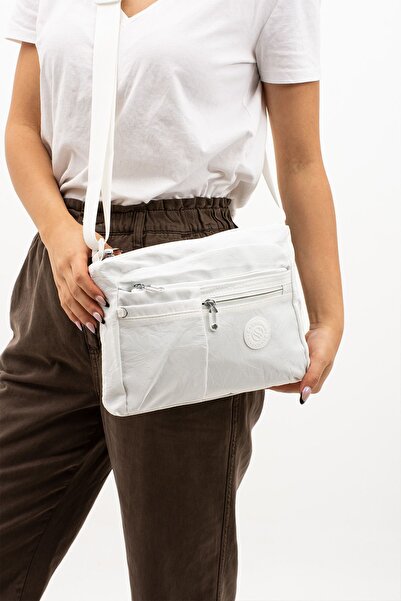 Sanmorris Women's Parachute Fabric Adjustable Cross Strap Water Resistant Shoulder Bag