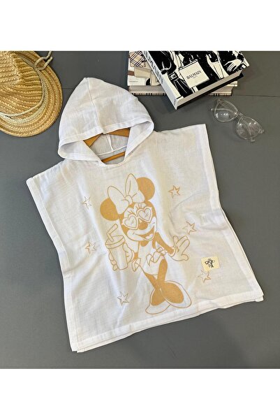 Babito Baby MICKEY BASKILI UNİSEX  MÜSLÜN KUMAŞ PAREO