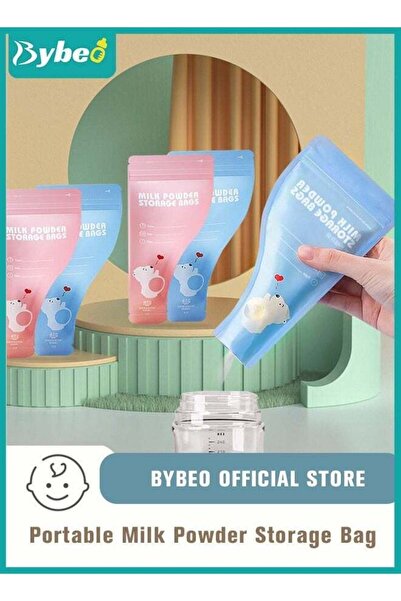 BYBEO 60 كيسًا من مسحوق الحليب، أكياس حليب الأطفال، موزع حليب الأطفال، حاويات...