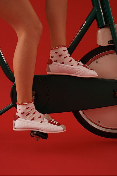Capone Outfitters Pantofi sport pentru femei Flora cu șireturi din piele naturală