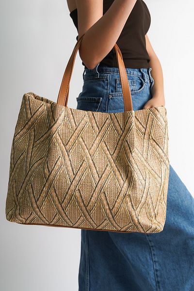 Capone Outfitters Women's Straw Bag - Felıcıa
