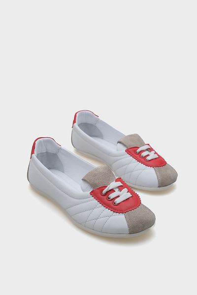 Capone Outfitters Pantofi sport pentru femei Flora cu șireturi din piele naturală