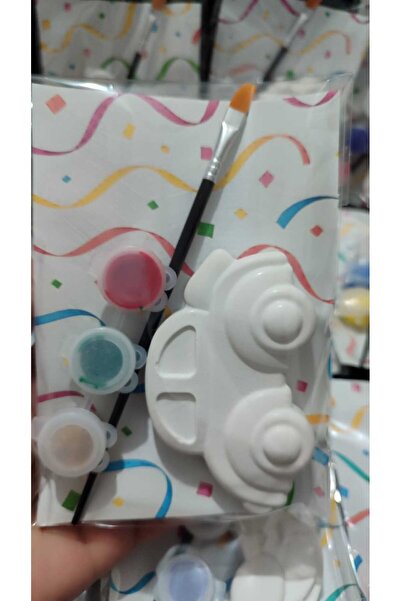 STELLA CANDLE WORKSHOP 15 Adet - ARABA ve KELEBEK /Taş Boyama Seti, dıy, kend...