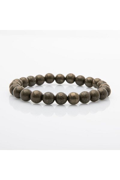 OSMANLI DOĞAL TAŞ Pyrite 8mm Natural Stone Bracelet