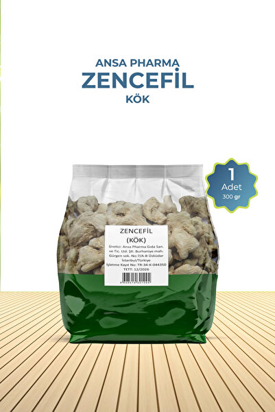ansapharma Zencefil Kök 1. Kalite 300 G