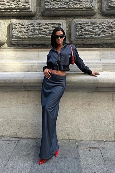 Lijuri Daniel Faux Leather Bomber Jacket Suit 9940